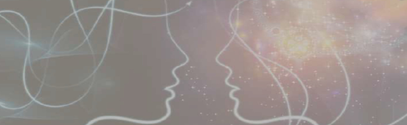 Faces drawn on the night sky