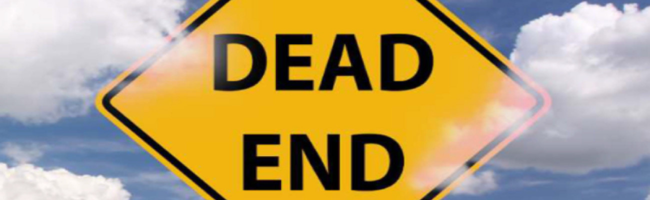 a dead end sign
